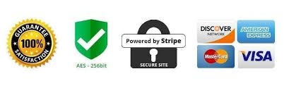 Secure payment — Stripe, Visa, Mastercard, SSL